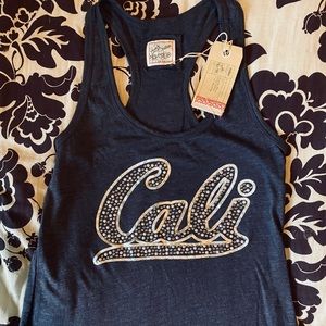 NWT Reflex racerback Cali bling tank, sz med